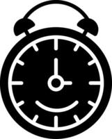 Time Glyph Icon Design vector
