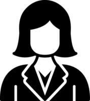 Client Glyph Icon Design vector