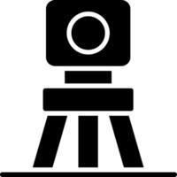 Camera Glyph Icon Design vector