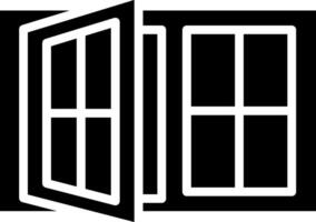 Window Case Glyph Icon Design vector