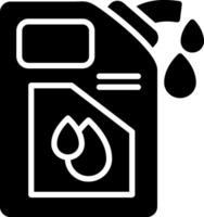 Engine Oil Glyph Icon Design vector