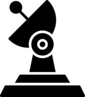 Radar Glyph Icon Design vector