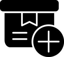 Box Glyph Icon Design vector