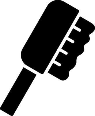 Brush Glyph Icon Design
