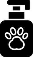 Soap Glyph Icon Design vector