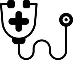 Checkup Glyph Icon Design vector