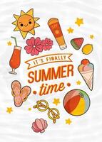 Summer Festival Cards Invitation template