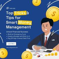 LinkedIn Post - Tips & Trick Financial template