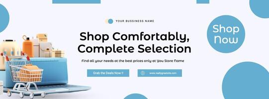 3D E-Commerce Big Sale template