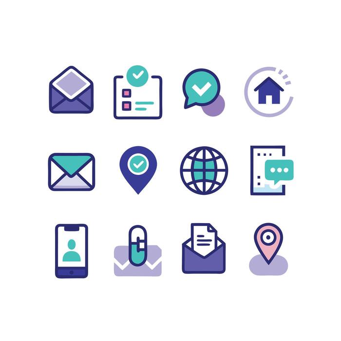 Email Signature Icons Vector Art, Icons, and Graphics for Free Download