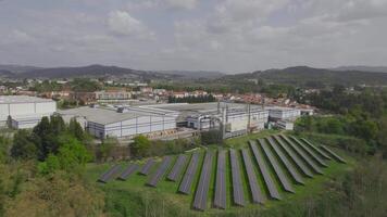 Solar panel fields video