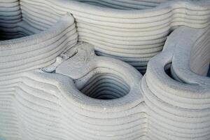 3D Printing coral houses. Green solution promotes coral reef restoration with innovative 3D printing technology. Green technology with eco-friendly additive manufacturing for sustainable development. photo