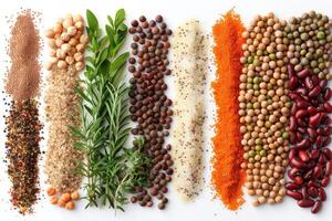 Colorful and Wholesome Ingredients for a Nutritious Diet photo