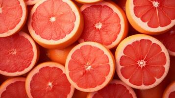 Lots of grapefruits background. image photo