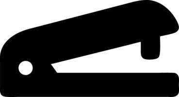 stapler black fill icon vector