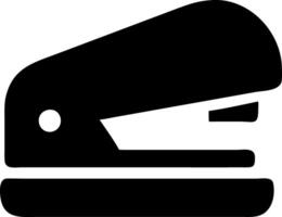 stapler black fill icon vector