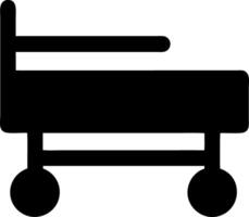 stretcher black fill icon vector