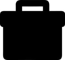 toolbox black fill icon vector