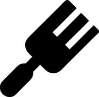 fork black fill icon vector