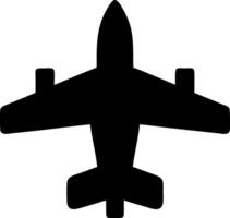 jet fighter black fill icon vector
