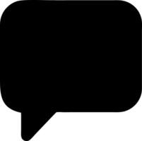 messages black fill icon vector