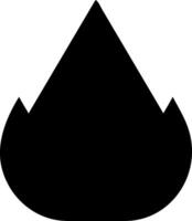 meteor black fill icon vector