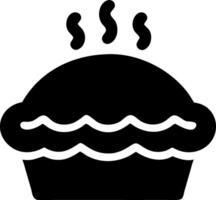 pie black fill icon vector