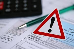 Concept of problems and troubles during tax reporting and taxpaying in poland photo