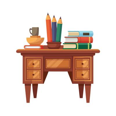 Education Material Icon Illustration