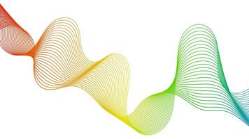 Abstract backdrop with wave gradient lines vector