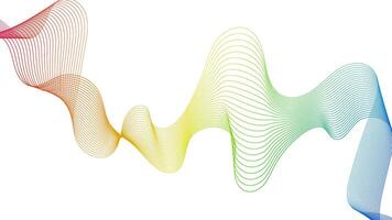 Abstract backdrop with wave gradient lines vector