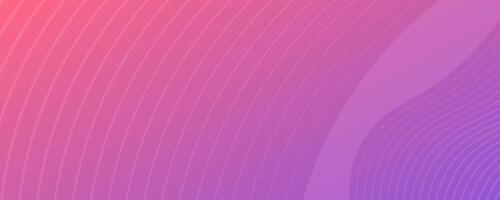 Modern colorful gradient background with wave lines vector