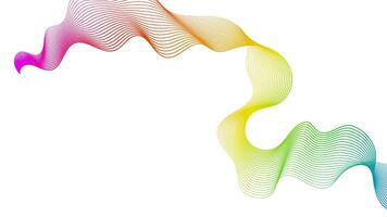 Abstract backdrop with wave gradient lines vector
