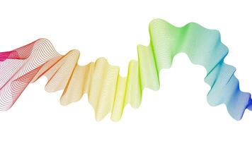 Abstract backdrop with wave gradient lines vector