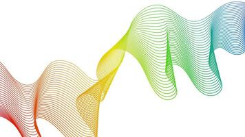 Abstract backdrop with wave gradient lines vector
