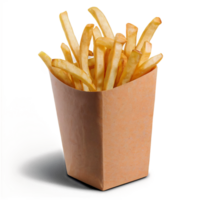 French fries isolated on a transparent background png