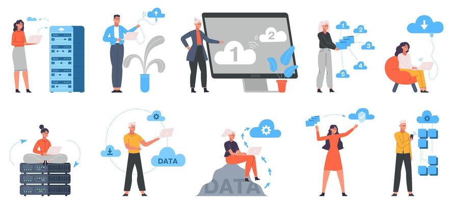 Data Collection Vector Art, Icons, and Graphics for Free Download