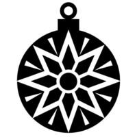 Add a festive touch to your designs with this Christmas icon. Featuring a black silhouette, it's perfect for creating stylish holiday illustrations and decorations vector