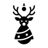 Add a festive touch to your designs with this Christmas icon. Featuring a black silhouette, it's perfect for creating stylish holiday illustrations and decorations vector