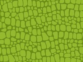 Alligator skin texture. Seamless crocodile pattern, green reptile and wild tropical animal lether background vector