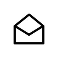 Email icon, open vector