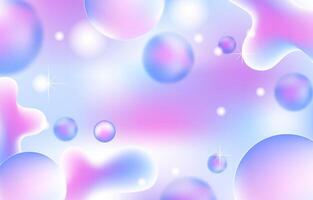 elegant glass morphism background with rainbow color vector