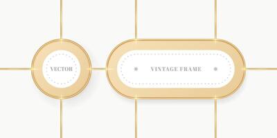 Background vintage frame. Frame template vector