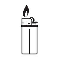 gas lighter icon illustration design template vector