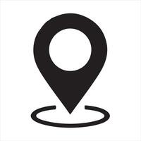 Prinlocation icon set with white backgroundt vector