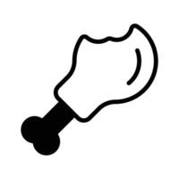 Grab this pixel perfect icon of drumstick in modern style vector