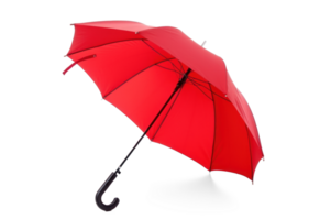a red umbrella on a transparent background png