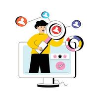 Have a look at this flat illustration of business resources vector