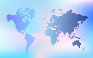 Map of the world, abstract background vector