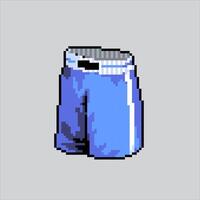 Pixel art illustration Boxing Pants. Pixelated Pants. Boxing Pants icon pixelated for the pixel art game and icon for website and game. old school retro. vector